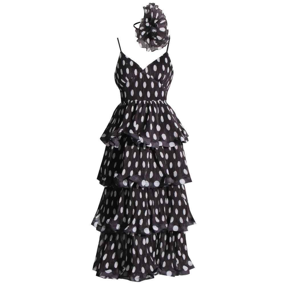 Sling Design Cake Layer Dress Female