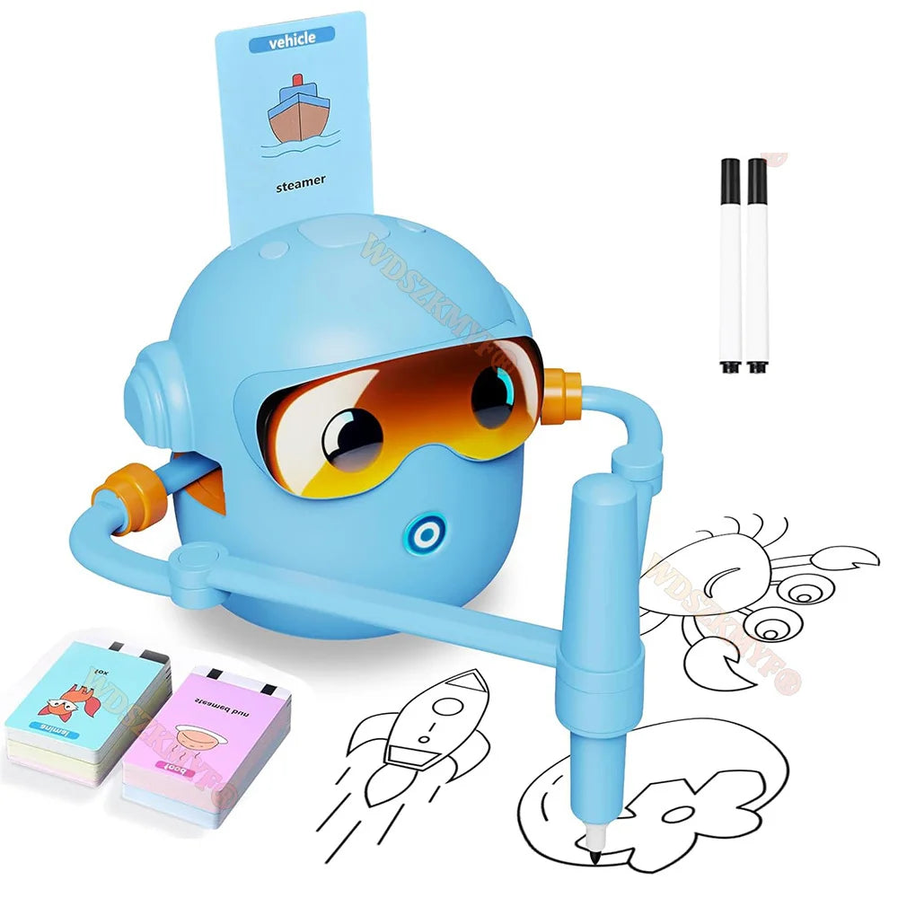 Intelligent Voicebots Drawing Robot For Kids Voice Interactive Early Education Drawing Machine Magic Painting Gift For Boy Girls