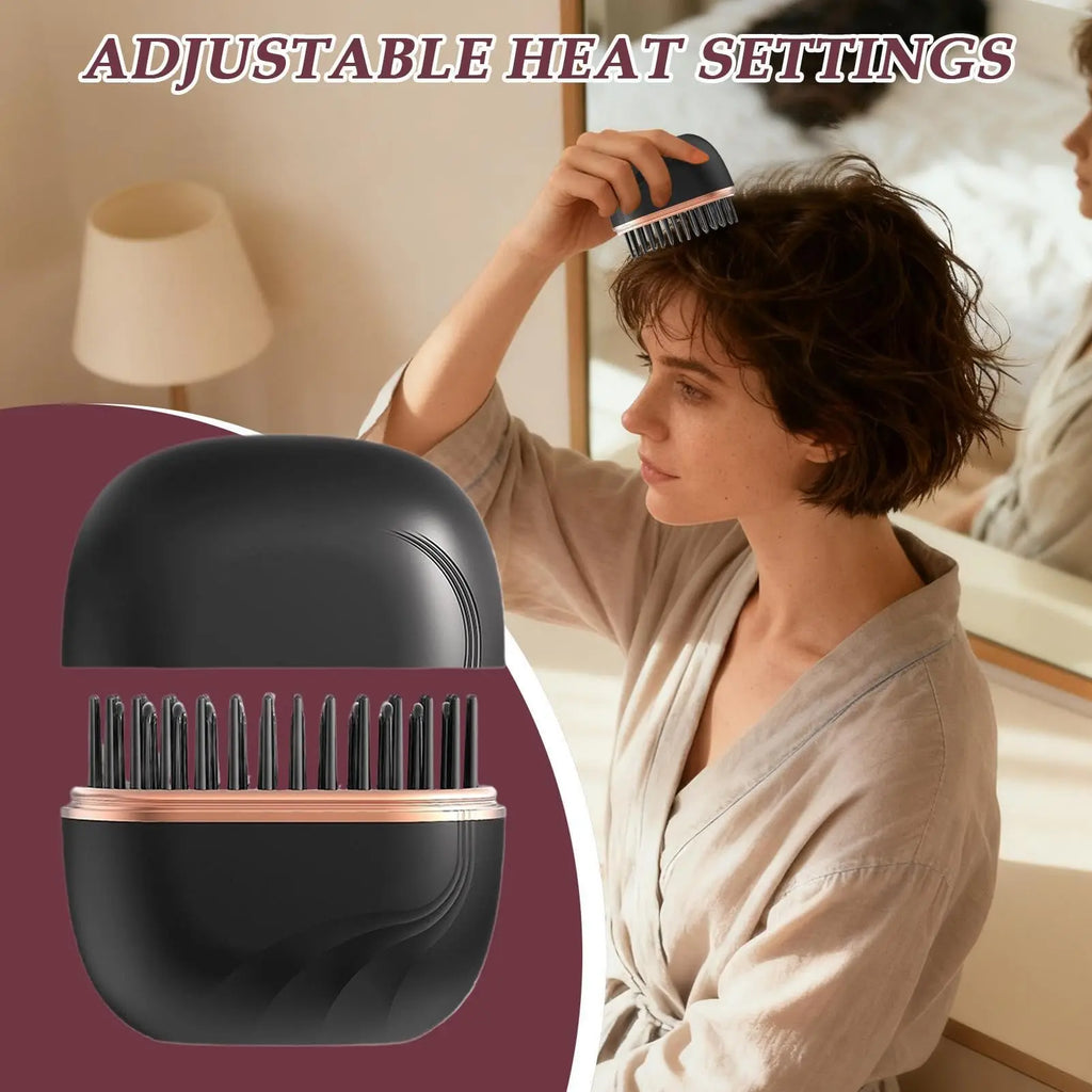 SmoothGo Portable Hair Straightener Brush