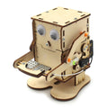 CoinBot DIY Robot Kit – Wooden STEM Learning Project for Kids