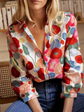 3D Digital Printing Long Sleeve Shirt Floral Top Gorgeous