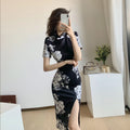 Women's Mid-length Package Hip Tight Cheongsam Dress